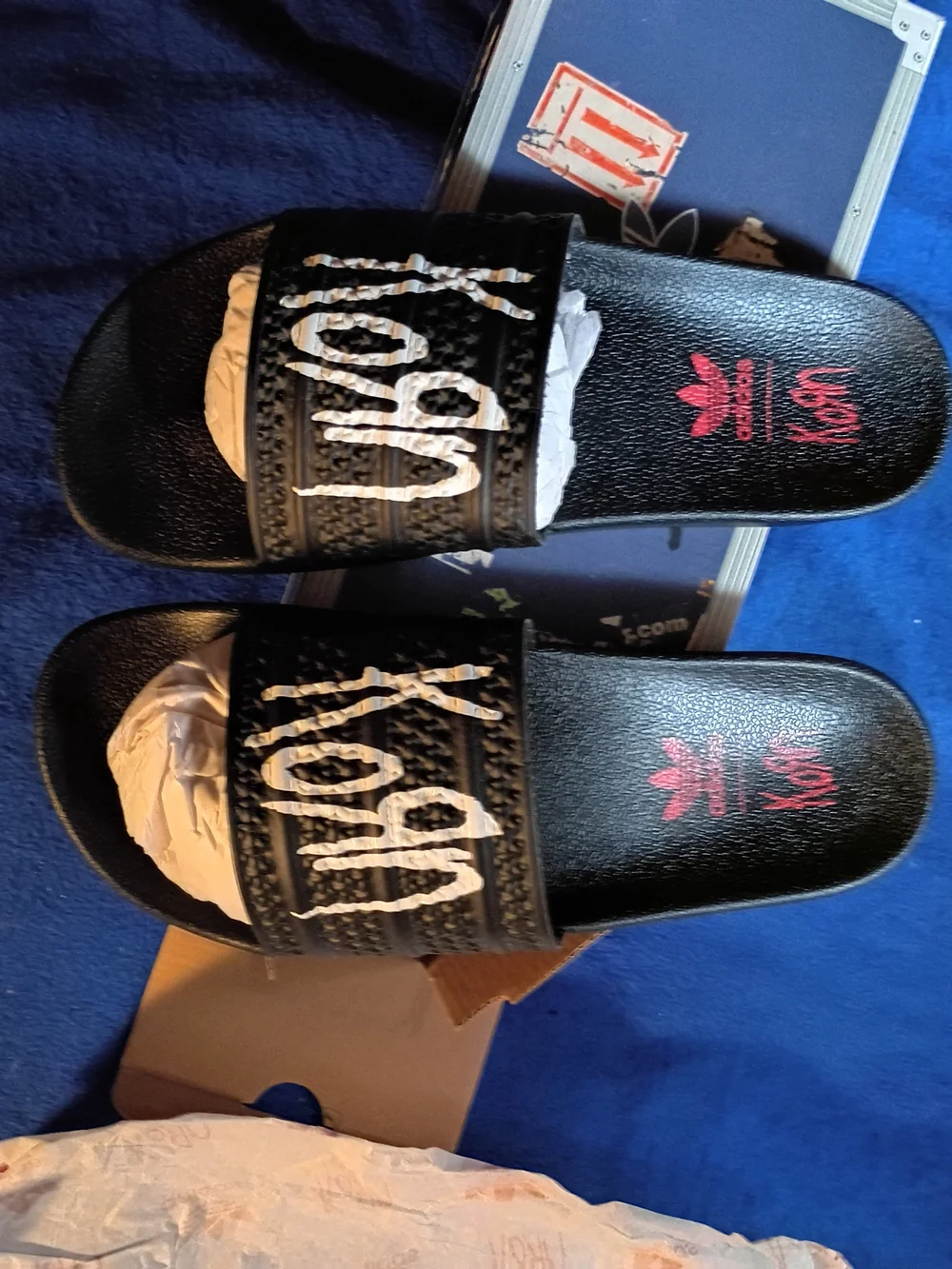 KORN ADIDAS SLIDES